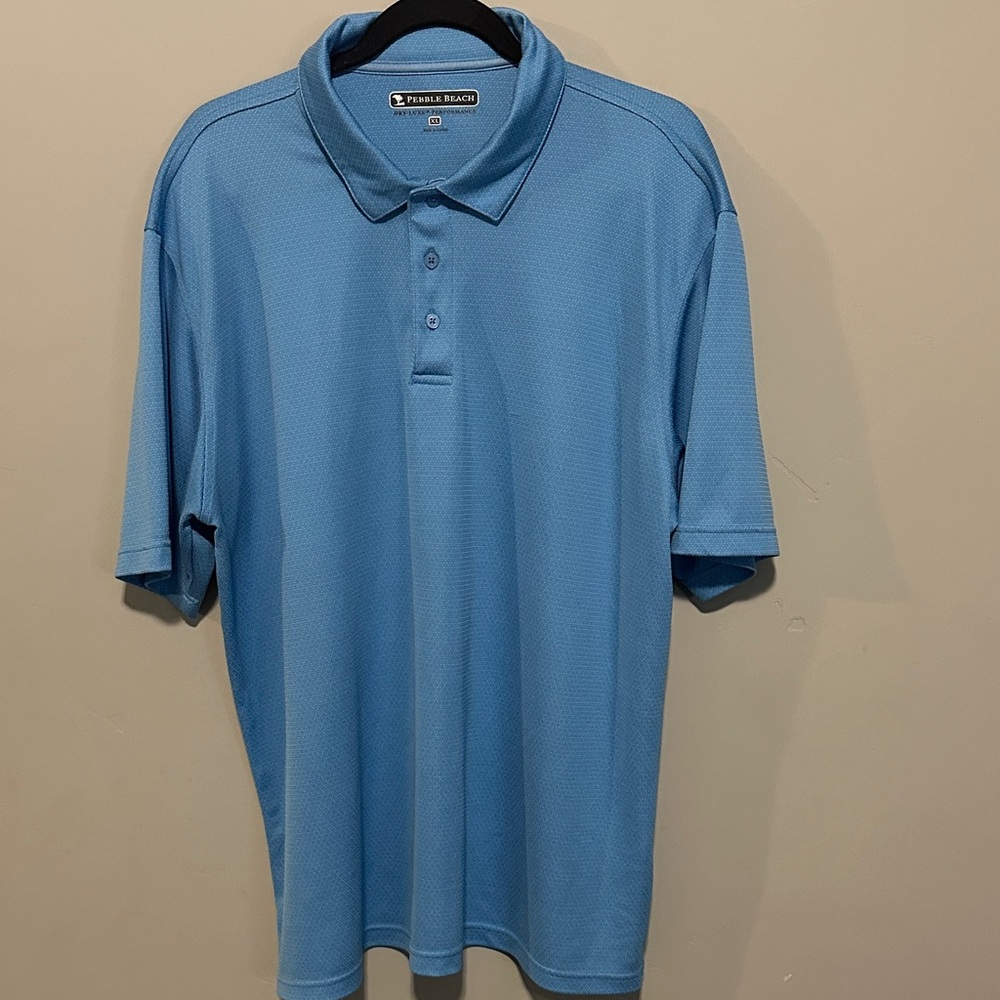 Pebble Beach Men's Sky Blue Polo Shirt
